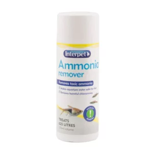 Interpet ammonia remover. Removes the harmful ammonia from your water to make it safe for your fish.