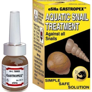 Esha gastropex aquatic snail treatment. This product kills all aquatic snails and is great for getting rid of those pest snails.